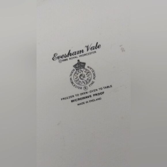 Royal Worcester Evesham Vale Serveware Oval Platter Dish Home Dining Vintage - Picture 11 of 13